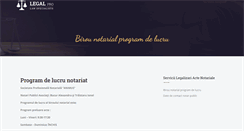 Desktop Screenshot of notarbucuresti.ro